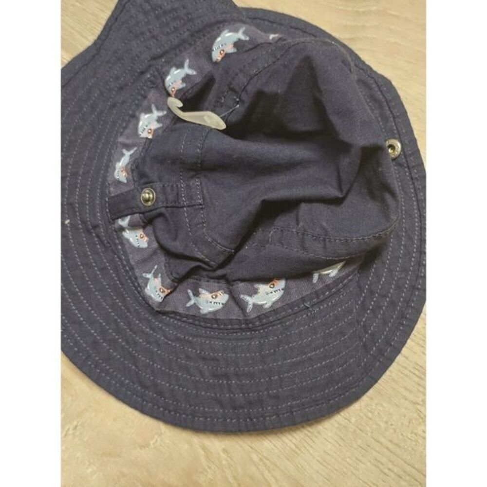 The Childs Place‎ Blue Shark Bucket Hat Size 12-24M